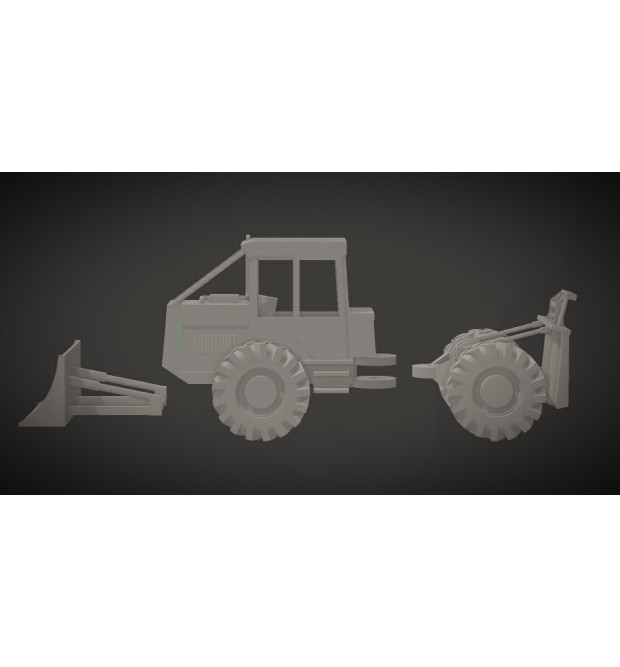 Lesný kolesový traktor - LKT (stavebnica)