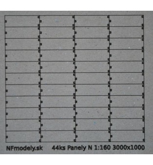 Betónové panely 3000x1000mm (N)