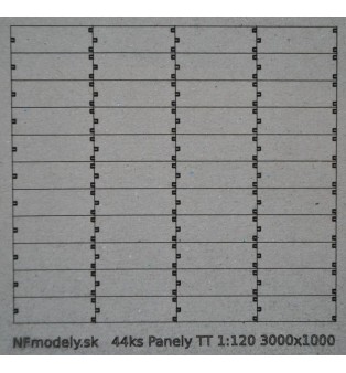 Betónové panely 3000x1000mm (TT)