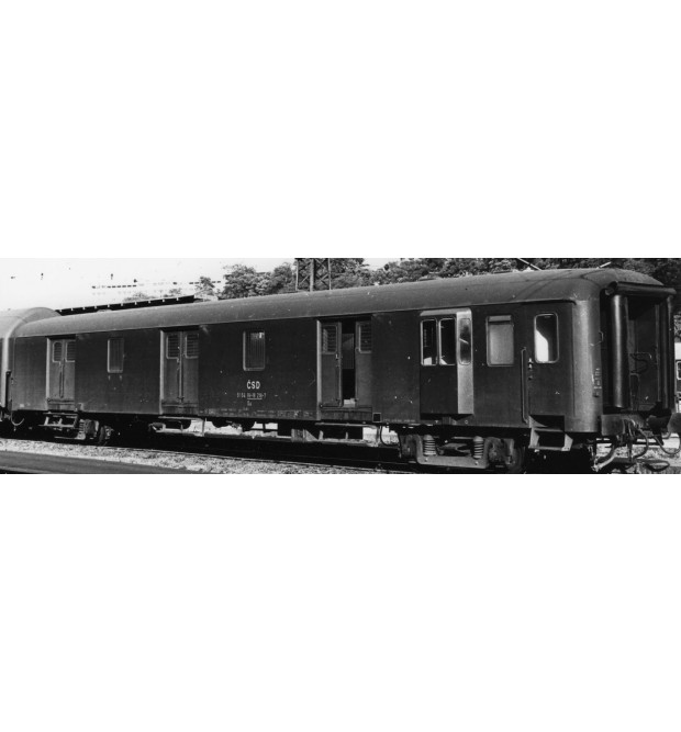 Popis - Da "ČSD" služobný vagón v rokoch 1956-1962 (TT)