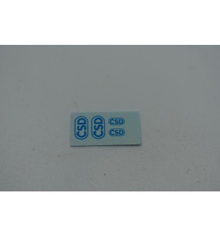 Popis - logo ČSD - štadióny (modrý)