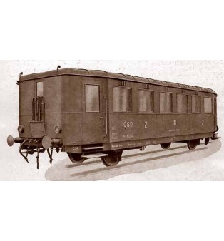 Popis na prípojný vagón Blm (1948-54) k M131 "ČSD" (H0)