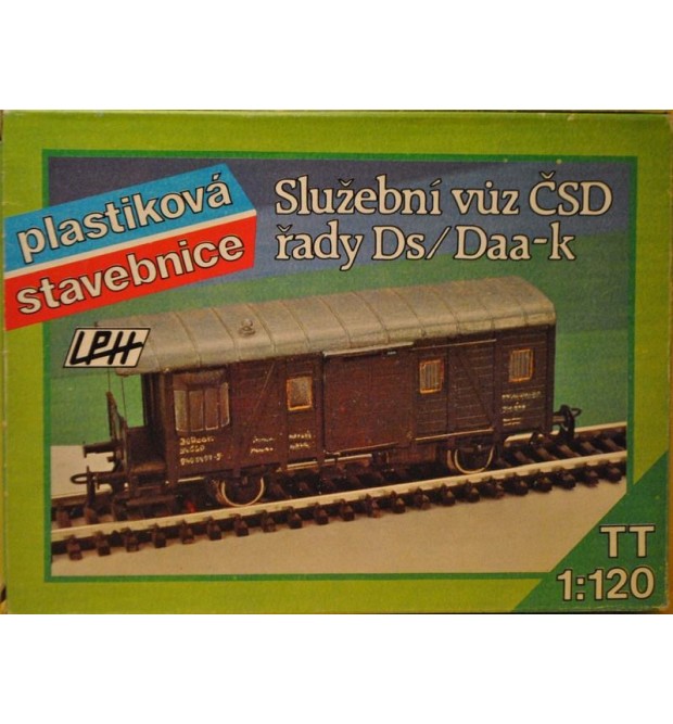 Služobný vagón "ČSD" rady Ds/Daa-k (TT)