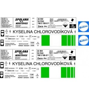 Popis cisternového vagónika Zacs/Ra "ČSD" SPOLANA a.s. Neratovice (H0)