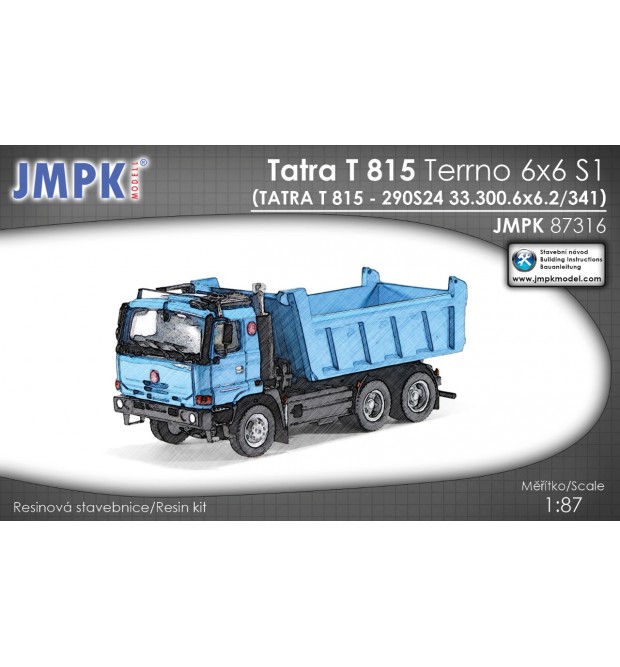 TATRA T 815 Terrno 6x6 S1 (stavebnica)